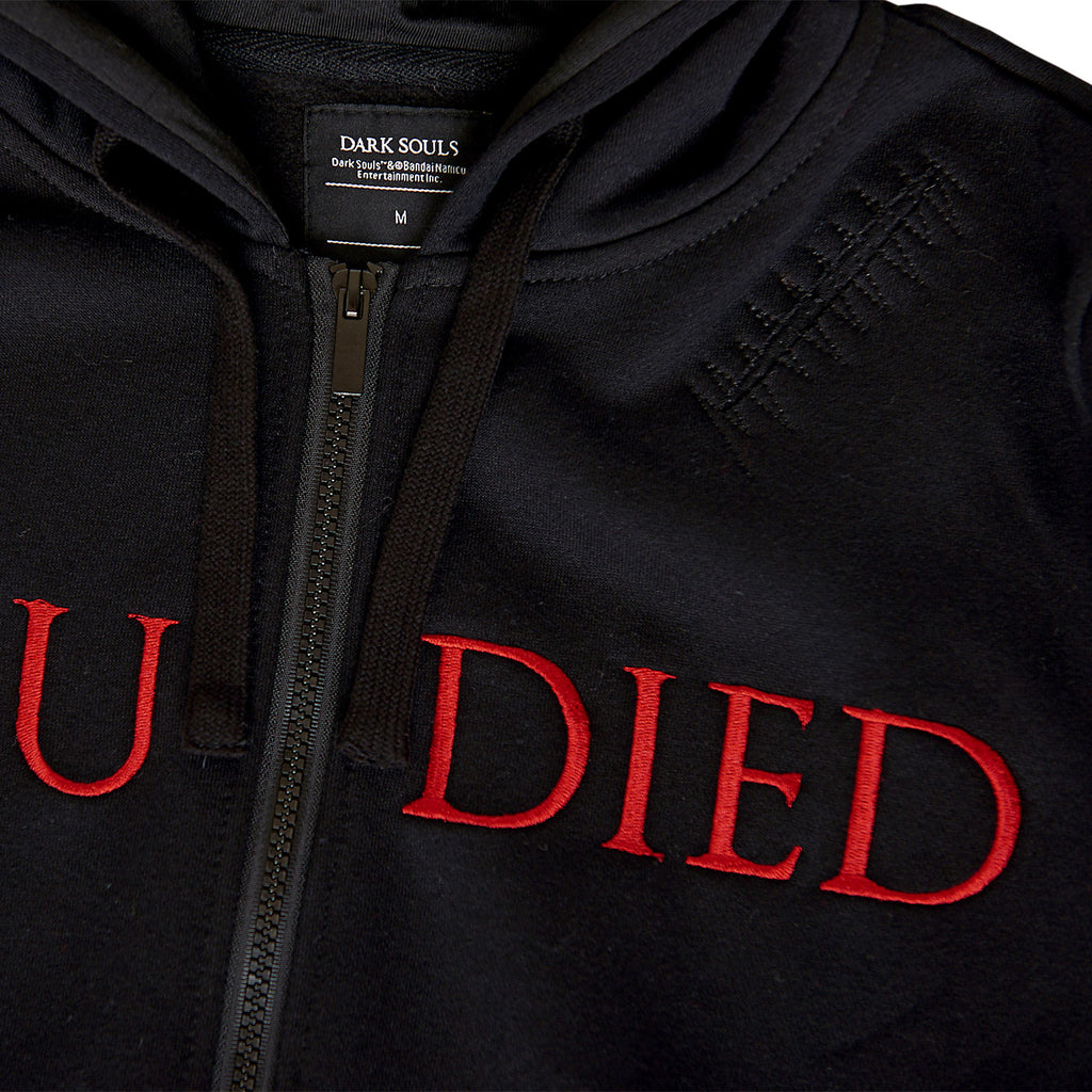 Produktbild Dark Souls - You Died Destroyed Hoodie svart