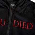 Produktbild Dark Souls - You Died Destroyed Hoodie svart