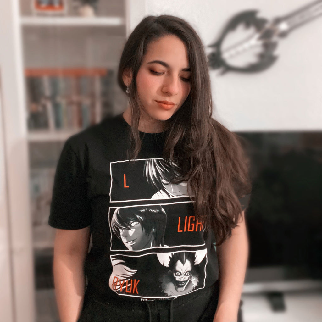 Produktbild Death Note - Karaktärs T-shirt svart