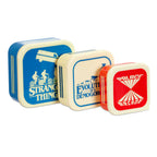 Produktbild Stranger Things - Retro lunchlådeset med silhuetter, 3 delar