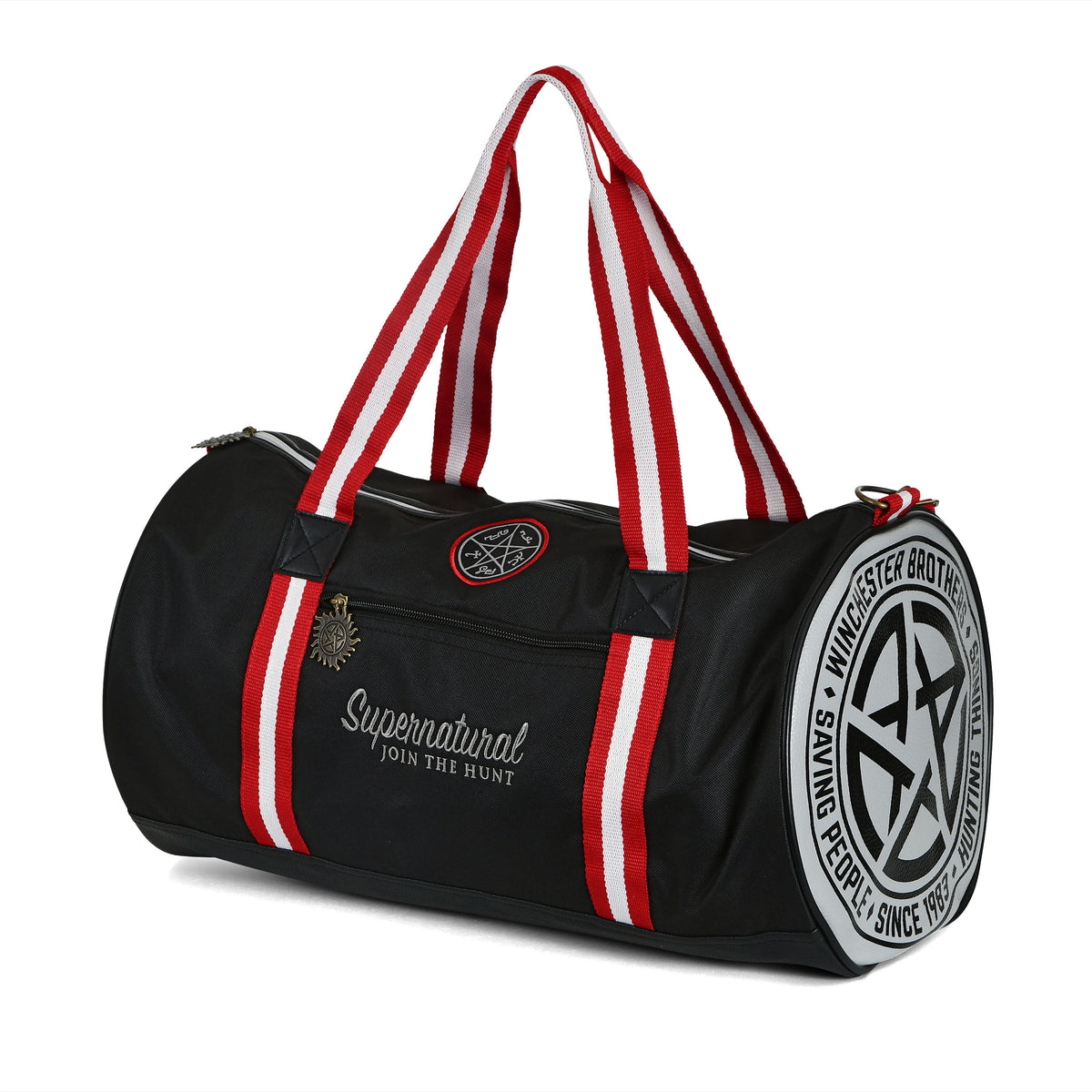 Produktbild Supernatural - Svart sportväska med pentagram
