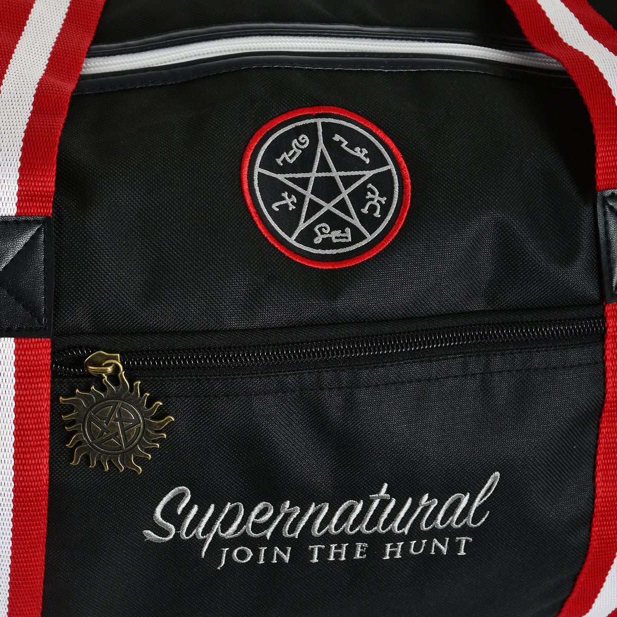 Produktbild Supernatural - Svart sportväska med pentagram