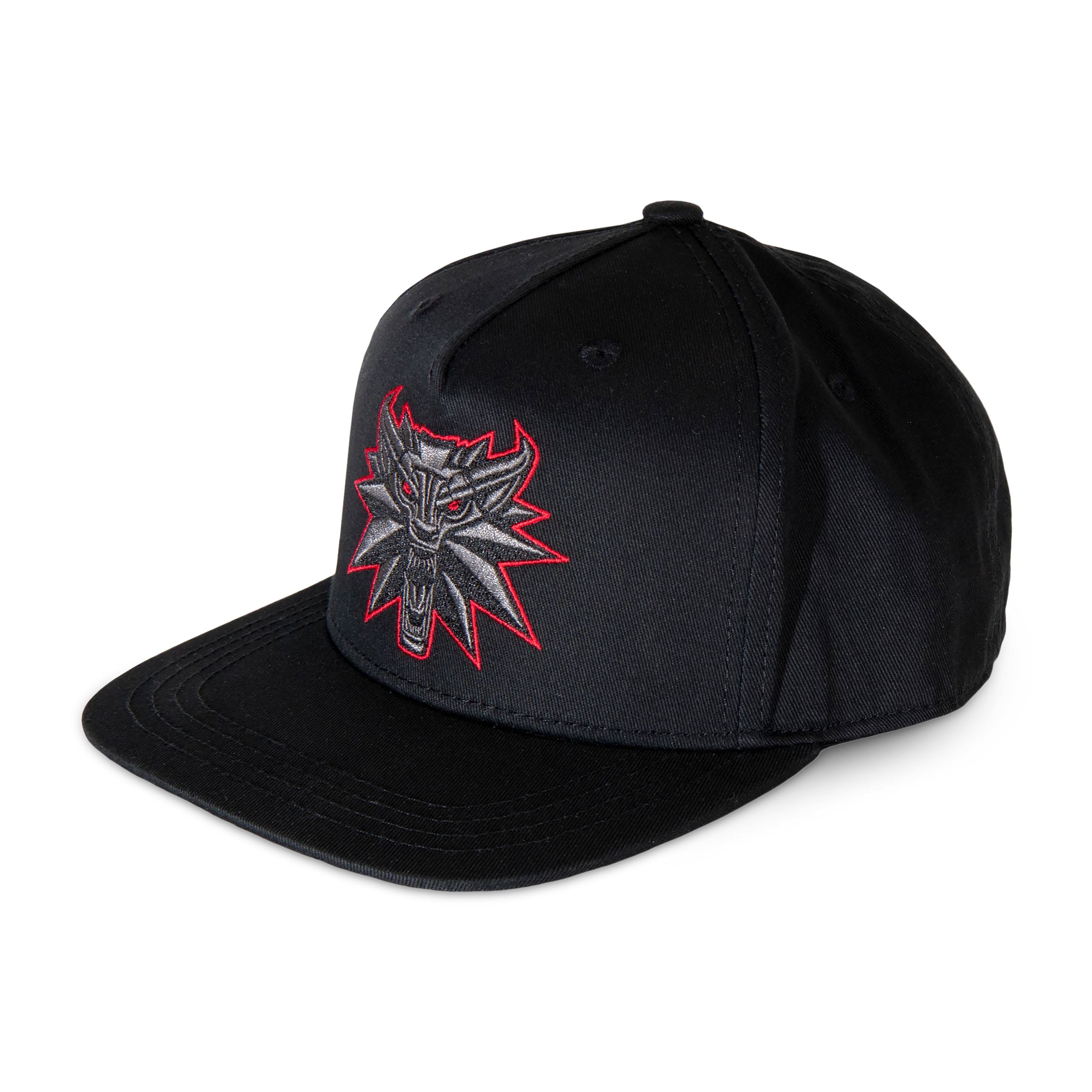 Produktbild Witcher - Snapback-keps med Svarta Vargen-medaljong