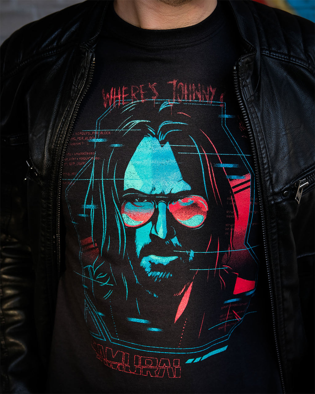 Produktbild Cyberpunk 2077 - Digital Ghost T-shirt svart
