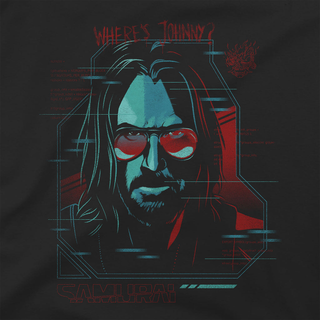 Produktbild Cyberpunk 2077 - Digital Ghost T-shirt svart