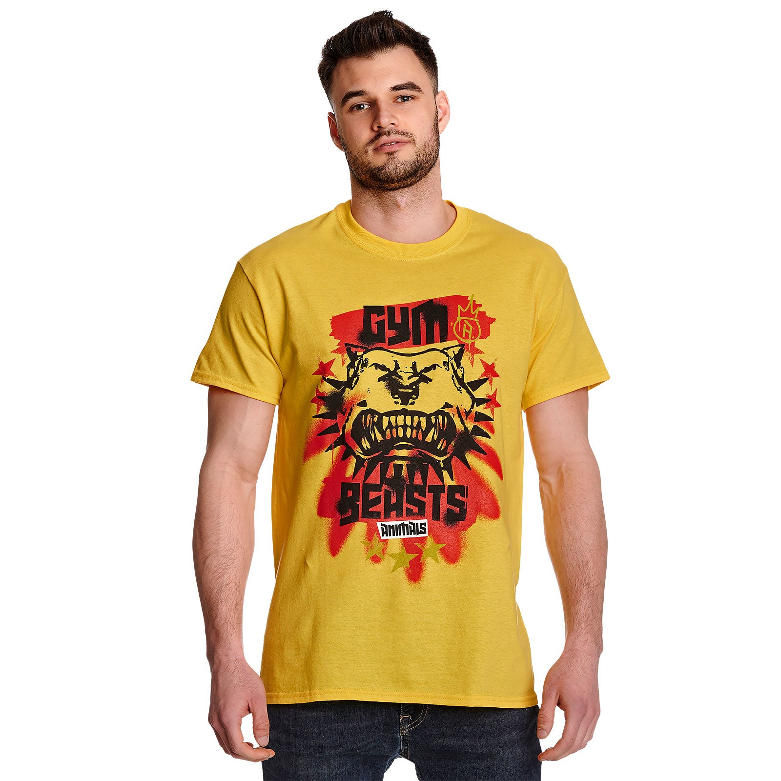 Produktbild Cyberpunk 2077 - Gym Beasts T-shirt gul