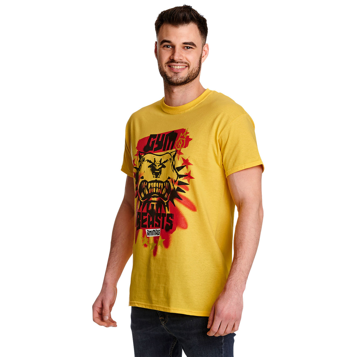 Produktbild Cyberpunk 2077 - Gym Beasts T-shirt gul