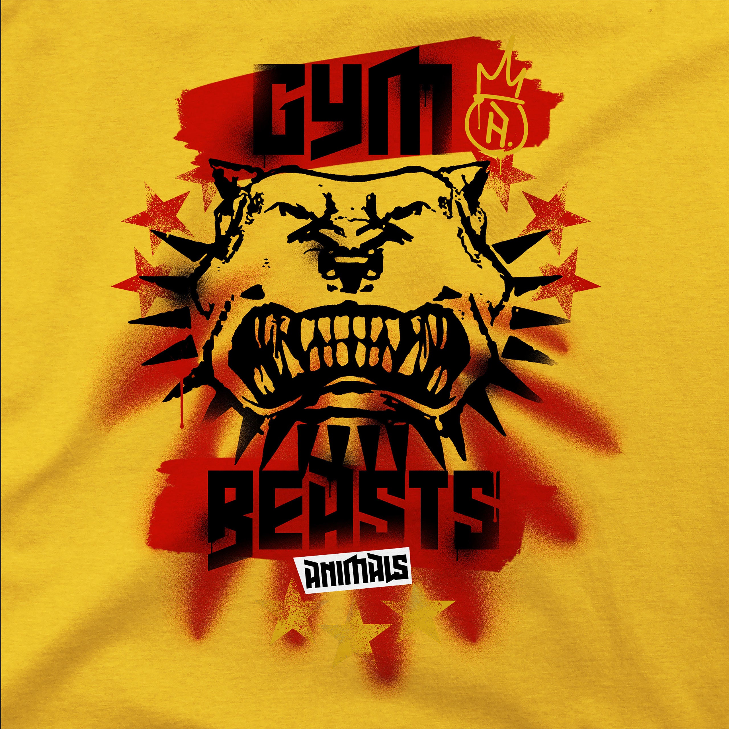 Produktbild Cyberpunk 2077 - Gym Beasts T-shirt gul