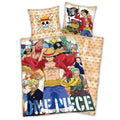 Produktbild One Piece - Vändbart bäddset med Stråhattspiraterna