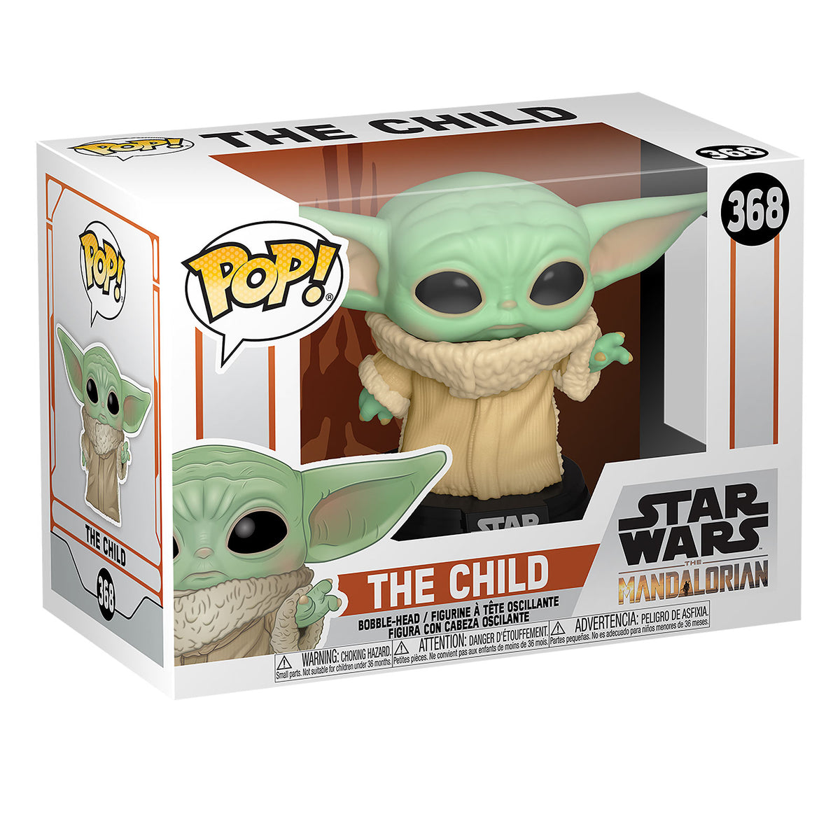 Produktbild The Child Funko Pop Vickande Figur - Star Wars The Mandalorian