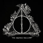 Produktbild Harry Potter - Floral Deathly Hallows T-shirt dam svart