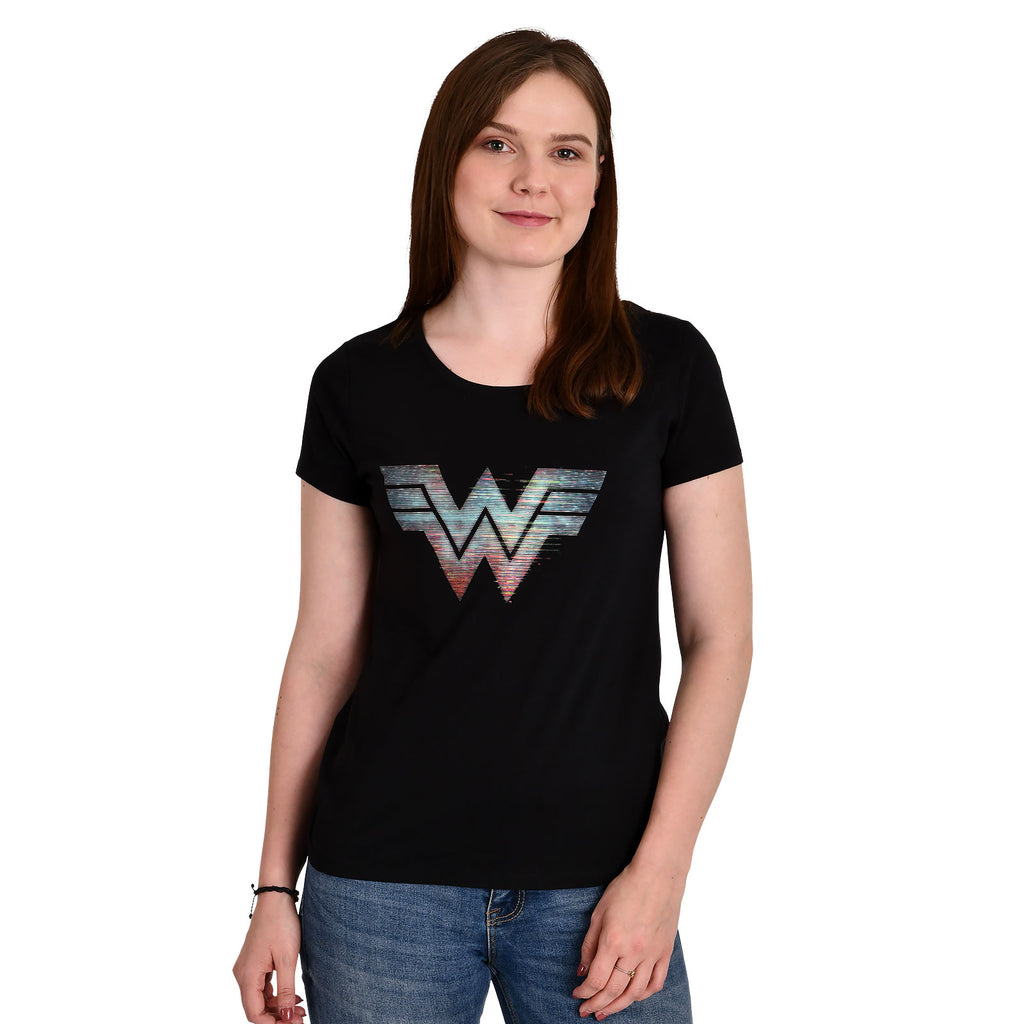 Produktbild Wonder Woman - 1984 Logo T-shirt Dam svart