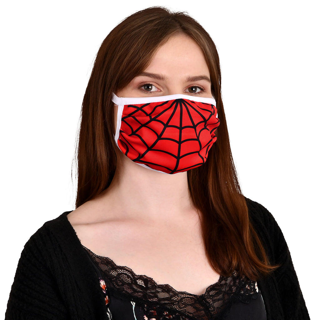 Produktbild Spindelnätsansiktsmask för Spider-Man-fans