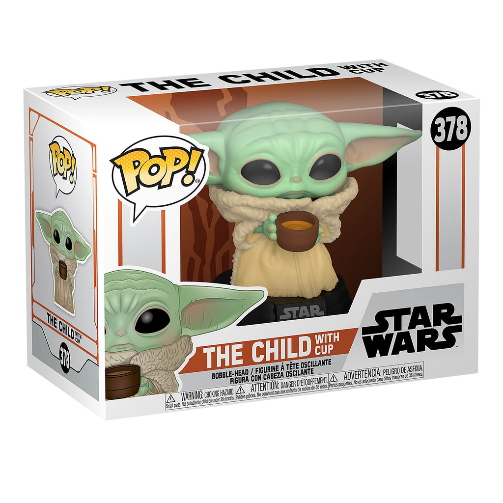 Produktbild The Child med kopp Funko Pop vickande figur - Star Wars The Mandalorian