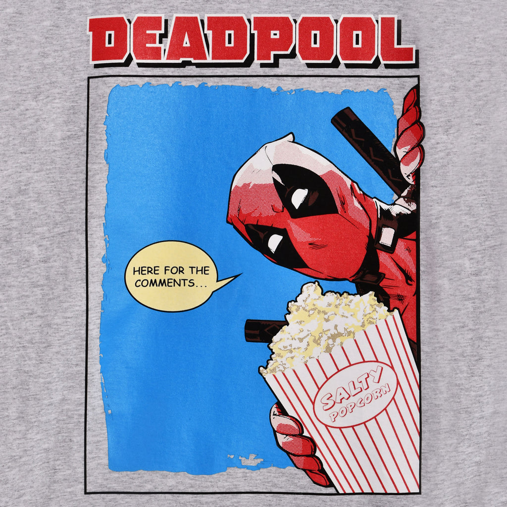 Produktbild Deadpool - Here for the Comments T-Shirt grå