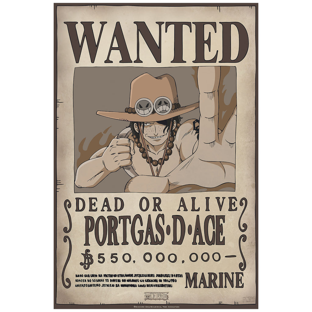 Produktbild One Piece - Wanted Luffy & Ace Poster 2-delars Set