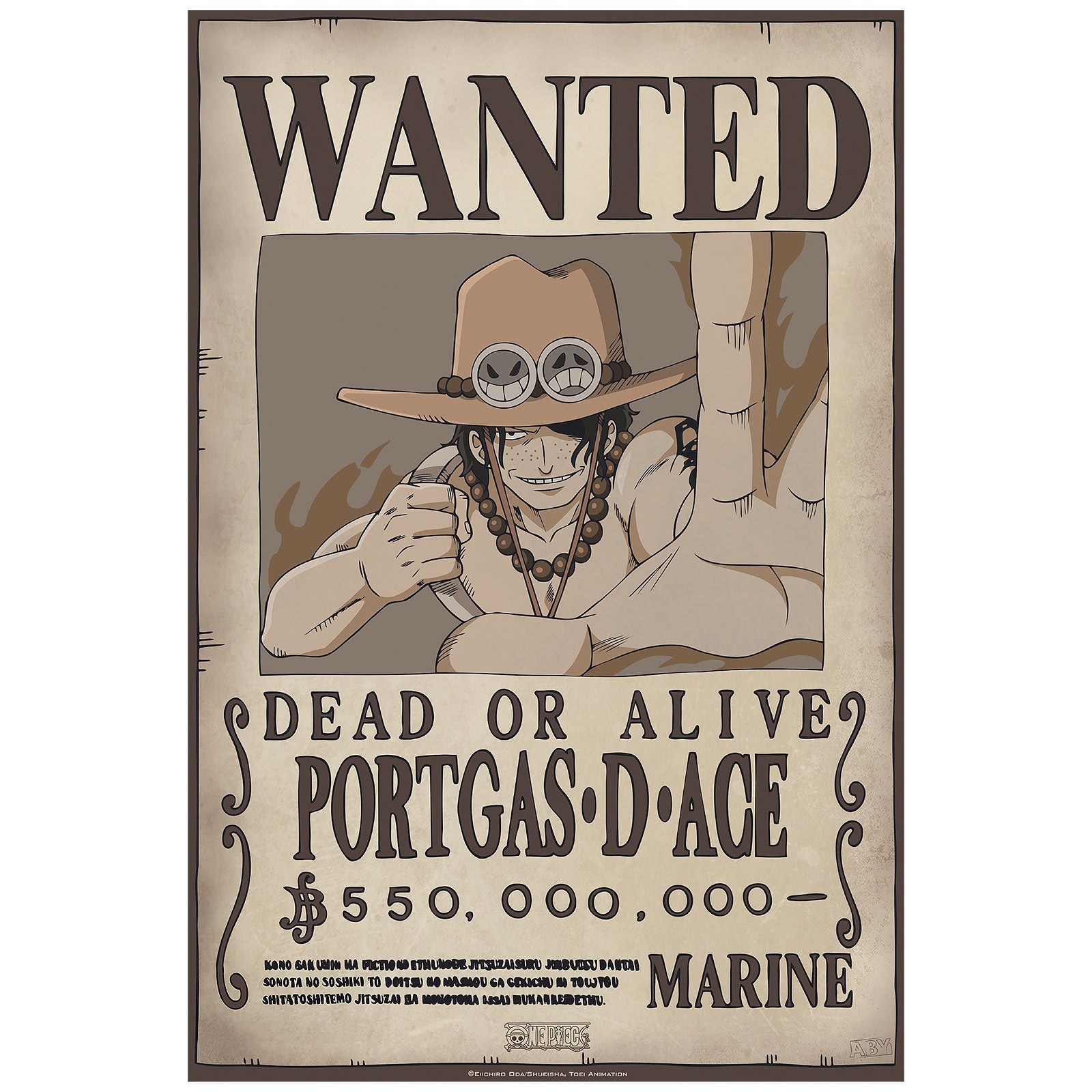 Produktbild One Piece - Wanted Luffy & Ace Poster 2-delars Set