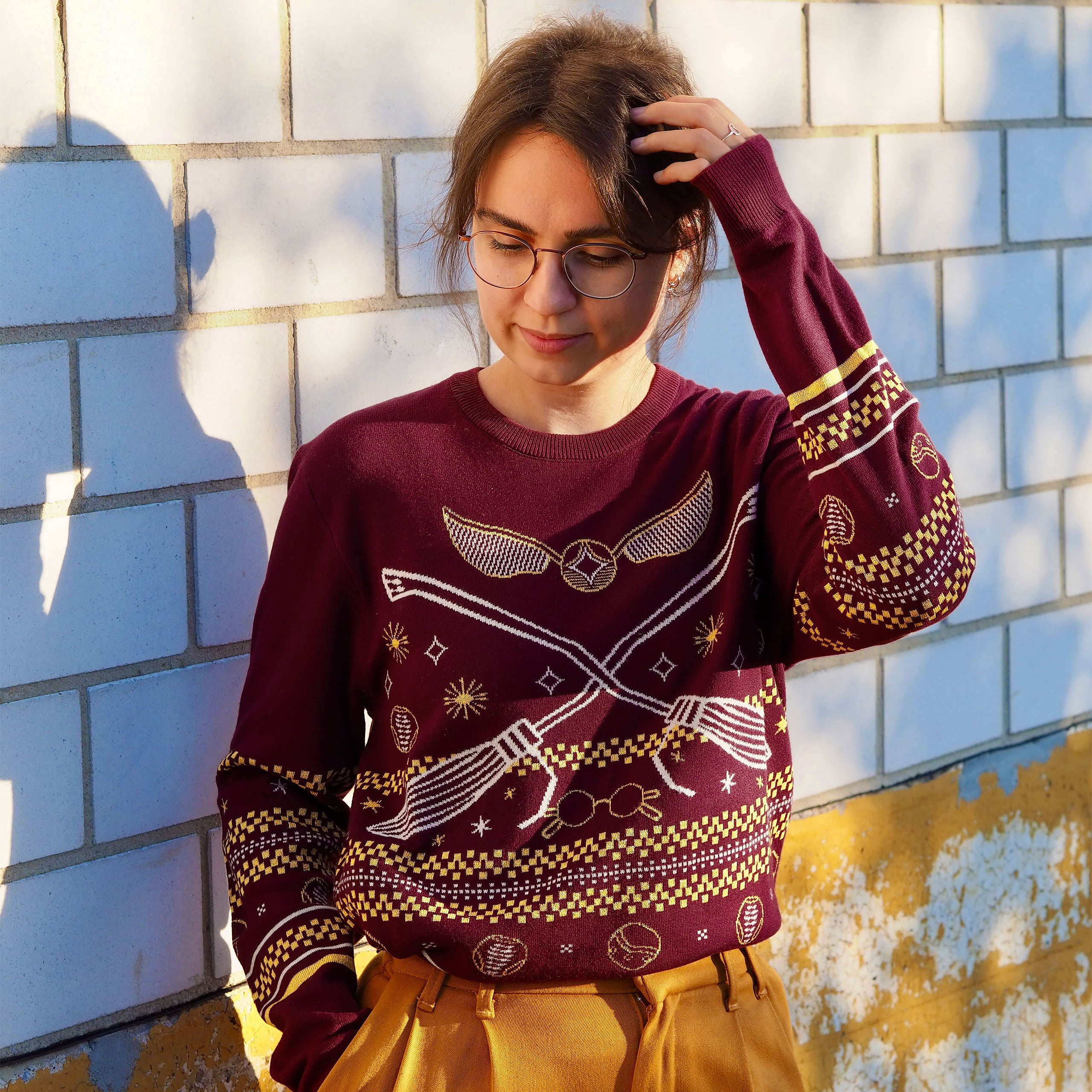 Produktbild Harry Potter - Quidditch Stickad Tröja