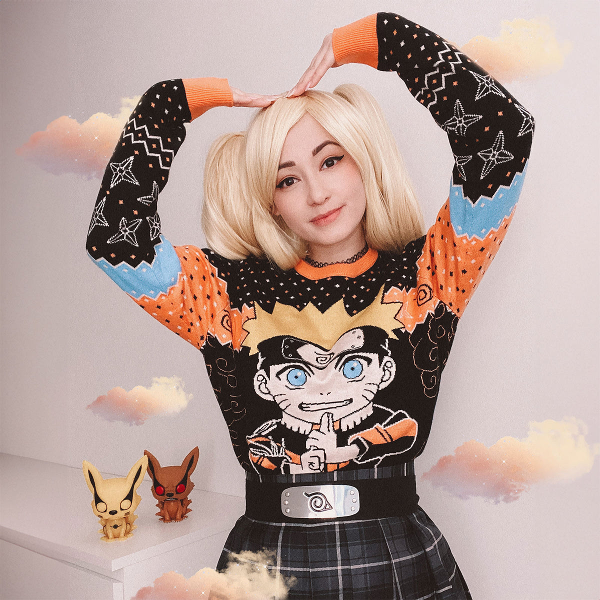 Produktbild Naruto Uzumaki stickad tröja