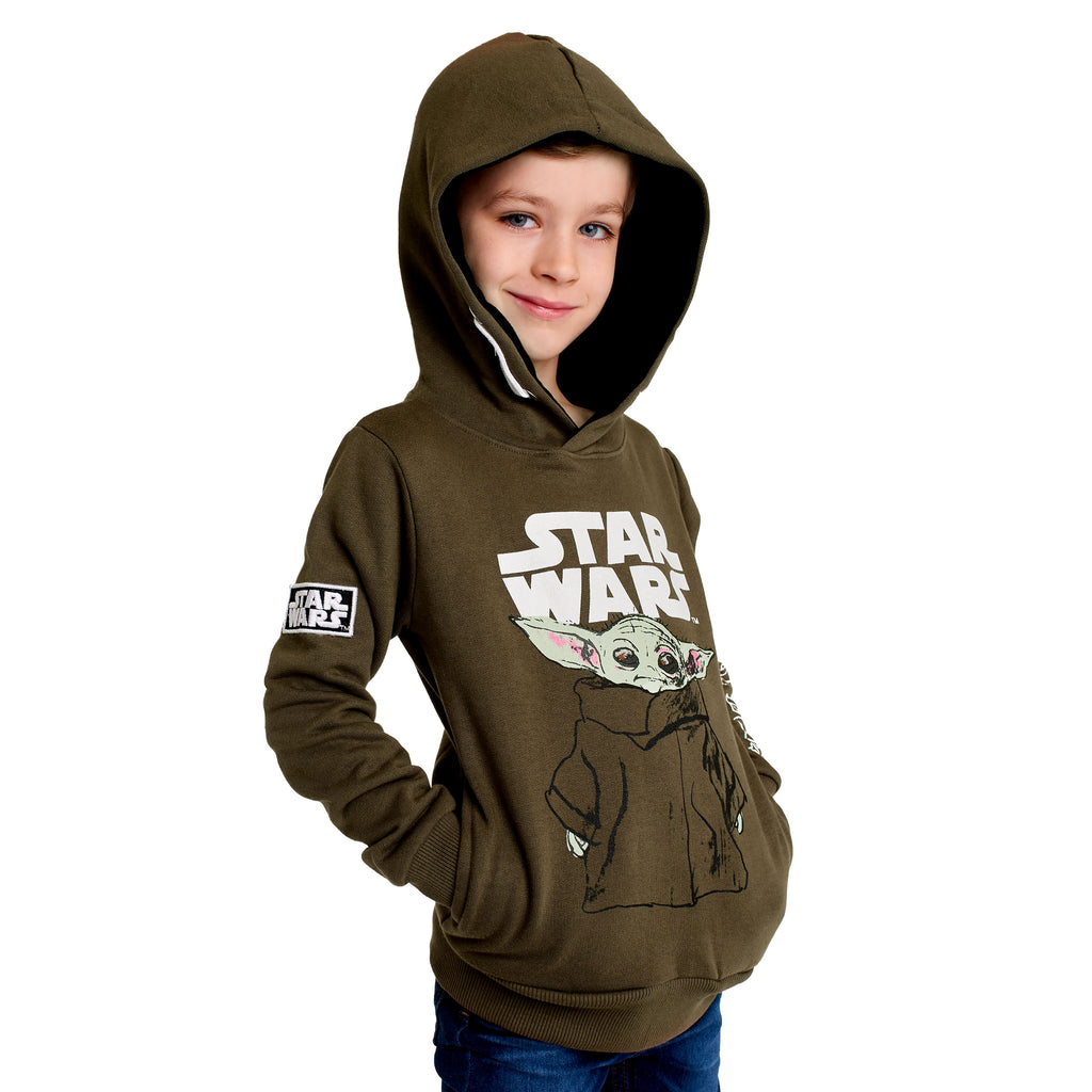 Produktbild Grogu barn hoodie grön - Star Wars The Mandalorian