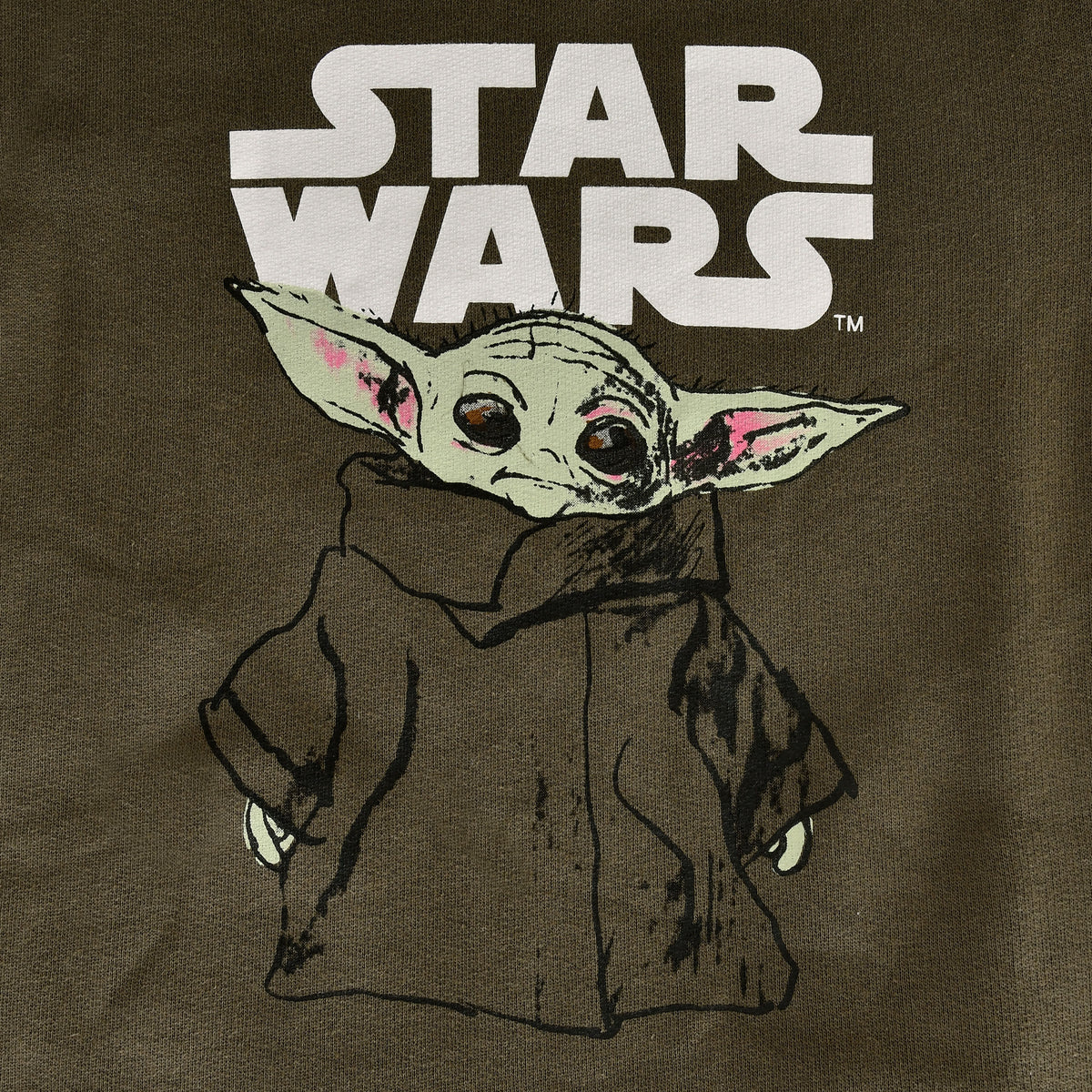 Produktbild Grogu barn hoodie grön - Star Wars The Mandalorian
