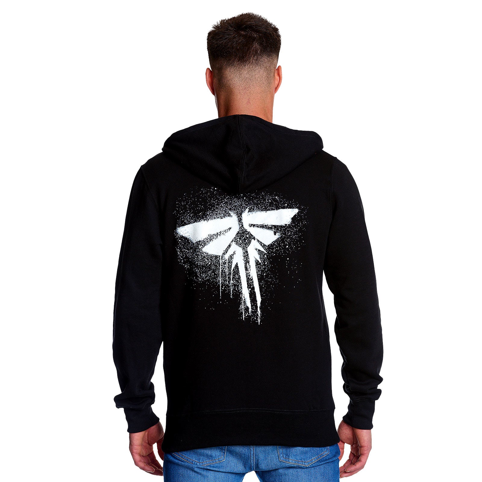 Produktbild The Last of Us - Fireflies Logo huvtröja svart