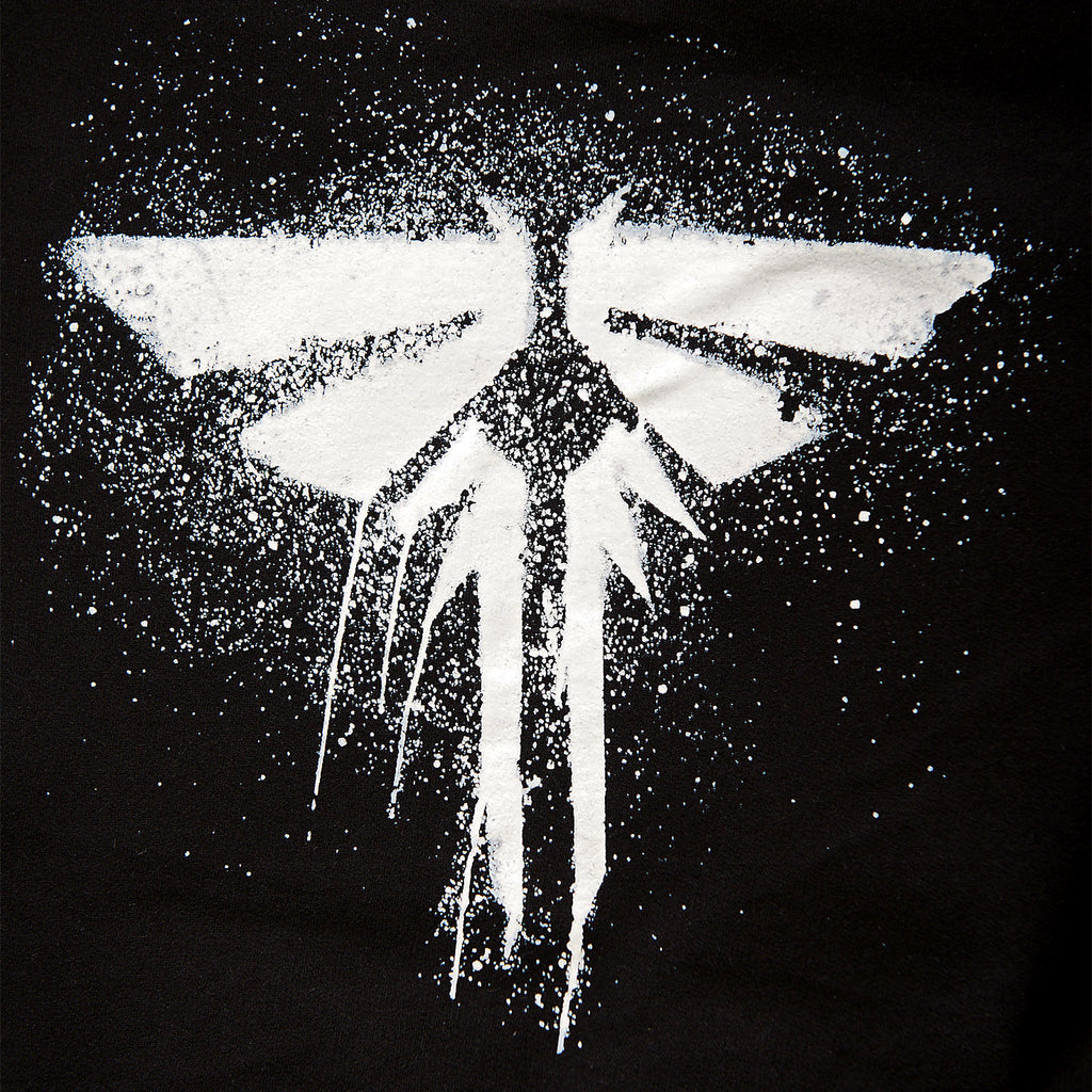 Produktbild The Last of Us - Fireflies Logo huvtröja svart