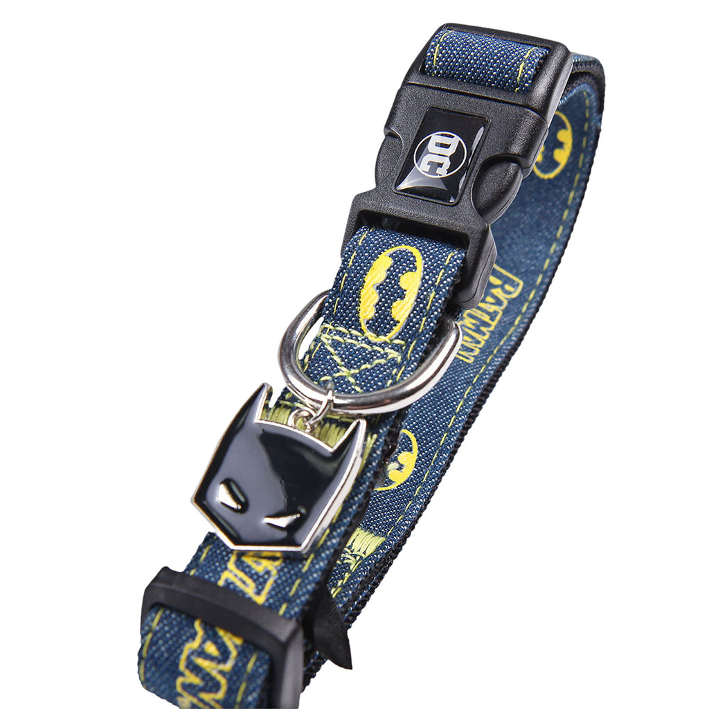Produktbild Batman klickhalsband för hundar blå