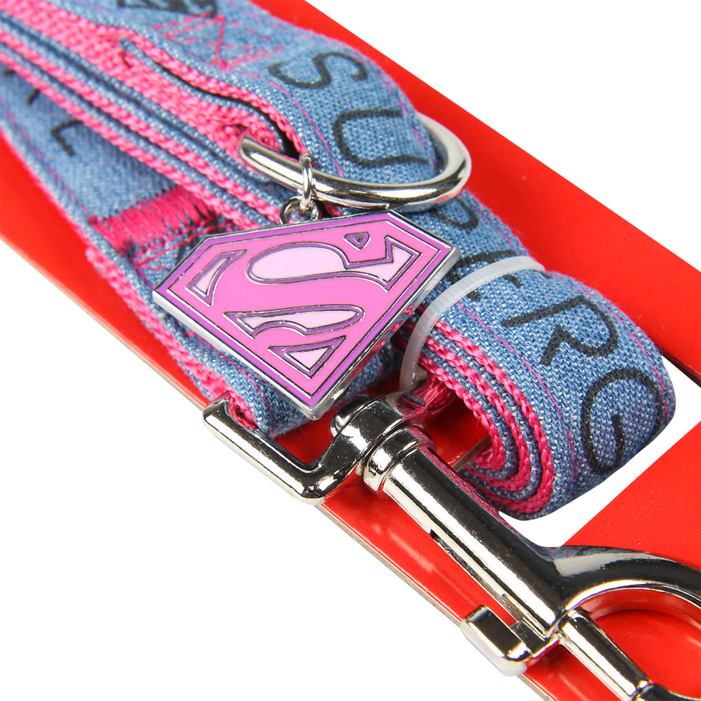 Produktbild Supergirl hundkoppel rosa-blå