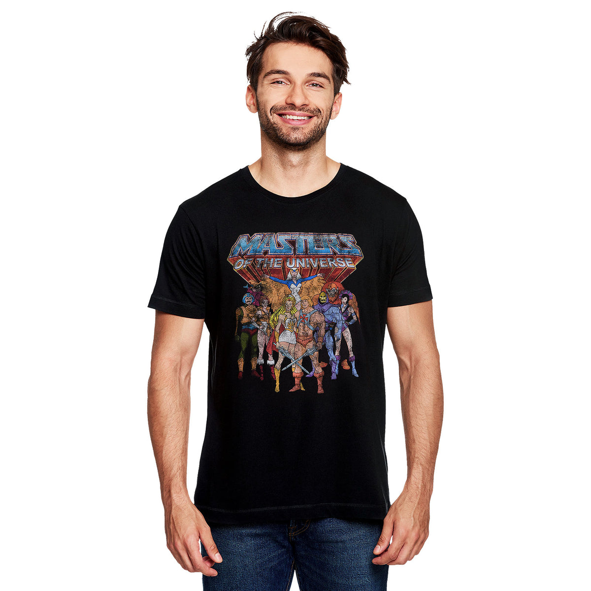 Produktbild Masters of the Universe - Karaktärer Distressed T-shirt svart