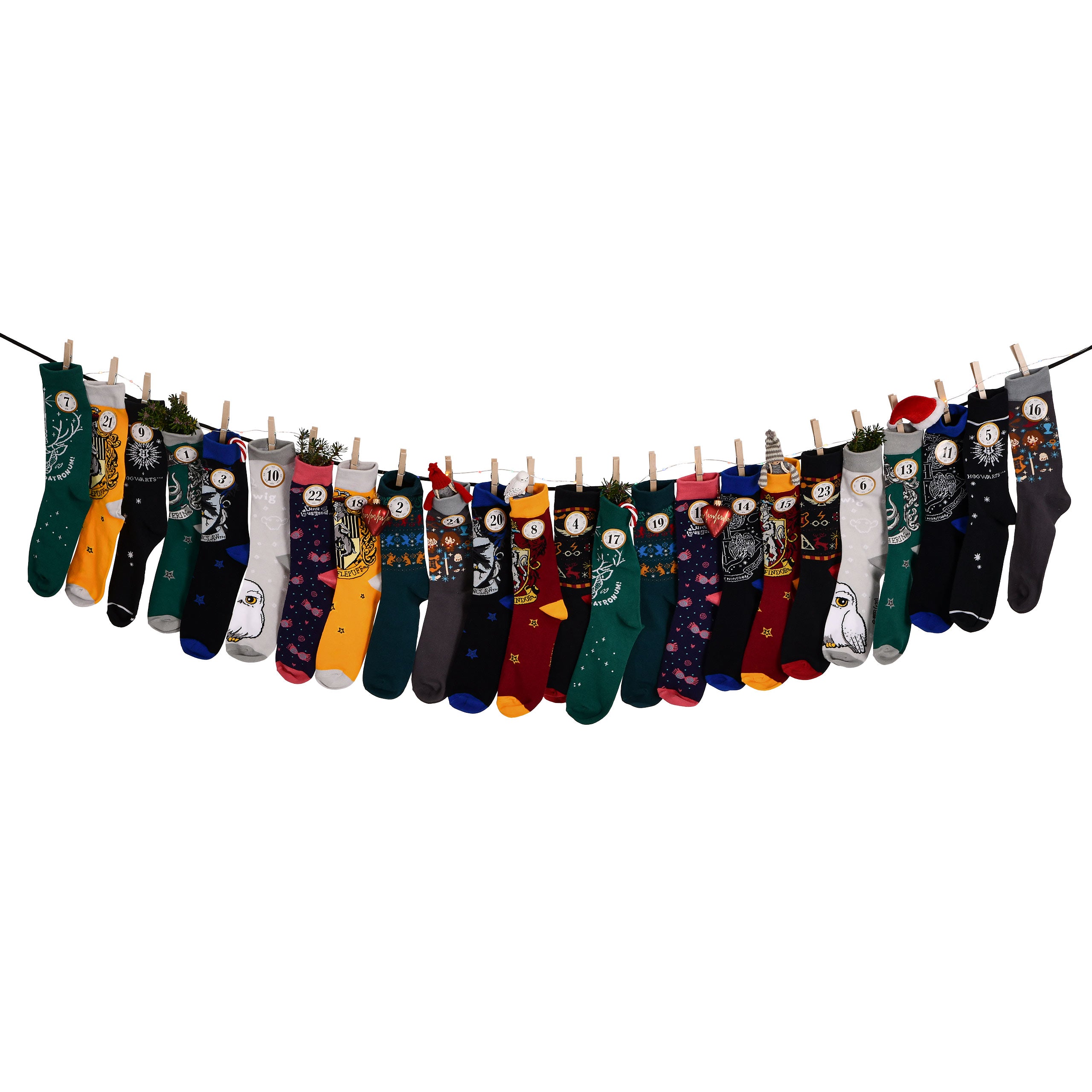 Produktbild Harry Potter - Strumpkalender för advent att fylla själv