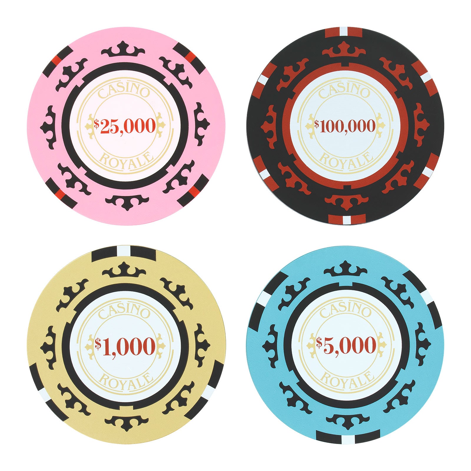 Product image James Bond - Casino Royale Poker Chip Coasters Set of 4