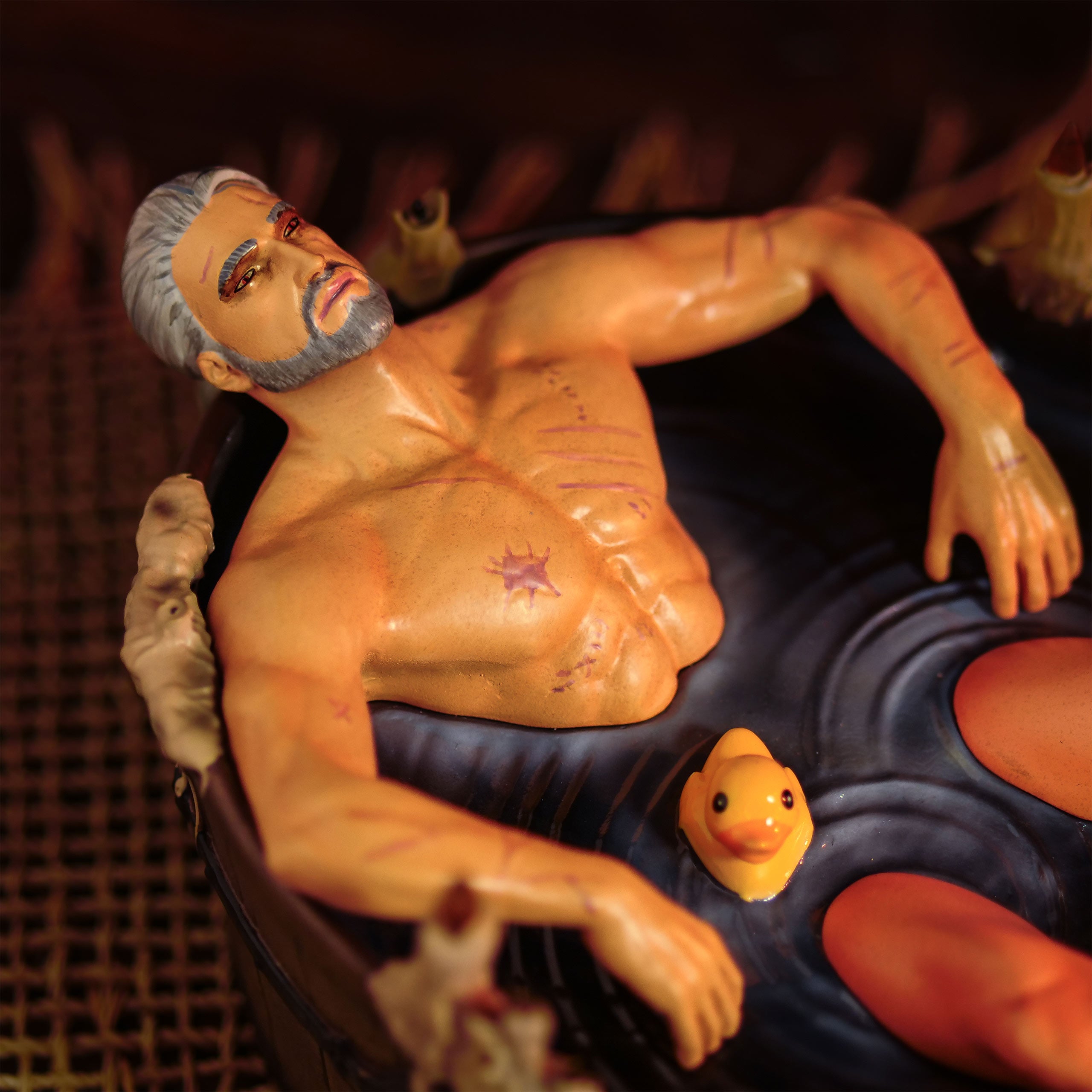 Produktbild Witcher - Geralt från Rivia i badkaret Statyett