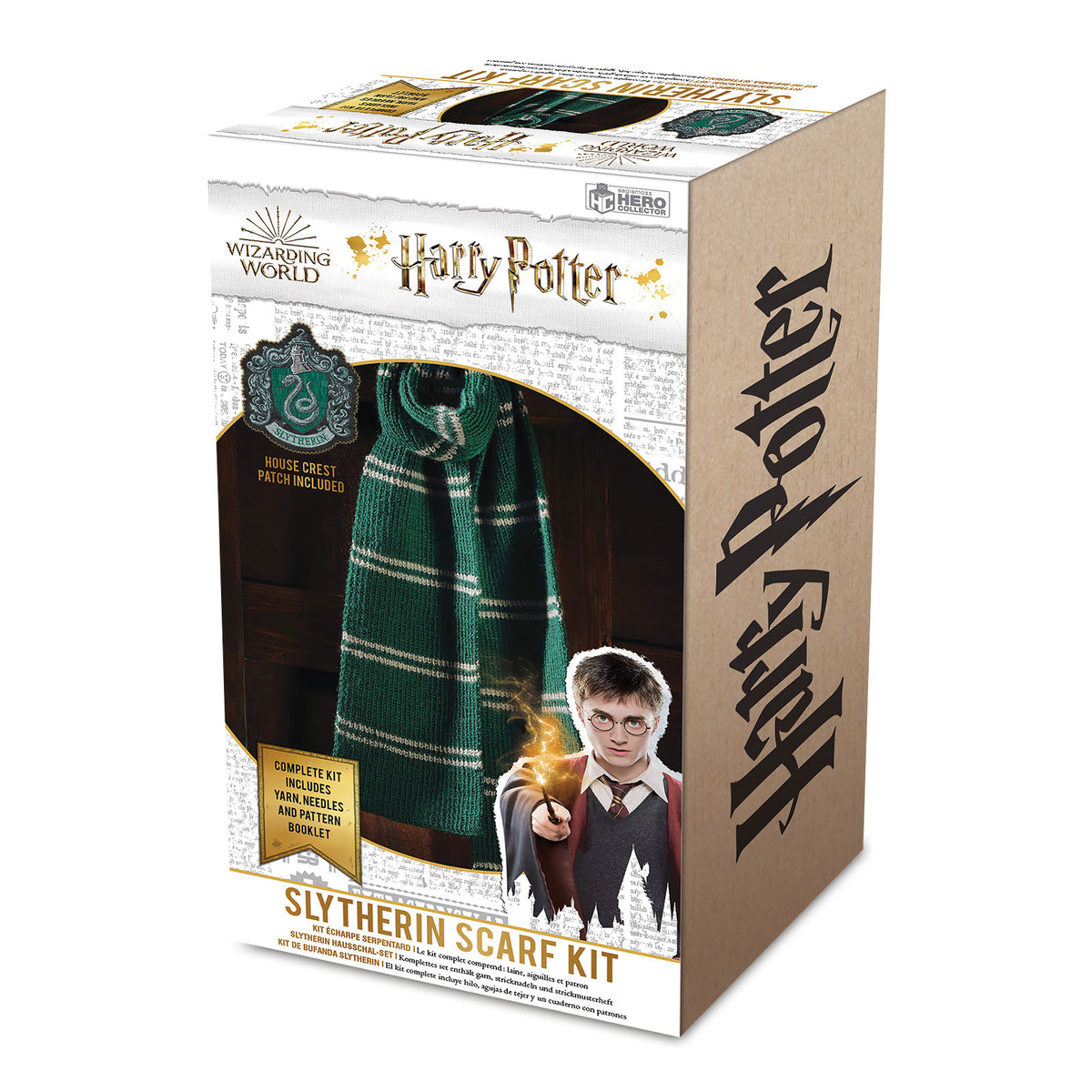 Produktbild Harry Potter - Slytherin Halsduk Stickningsset