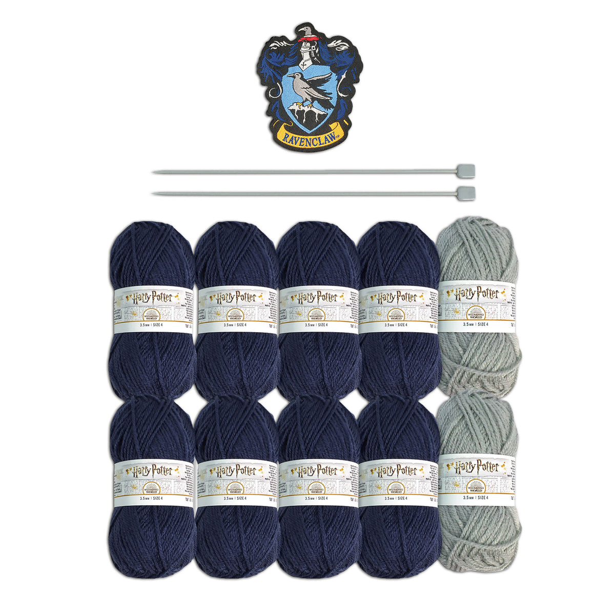 Produktbild Harry Potter - Ravenclaw Halsduk Stickningsset