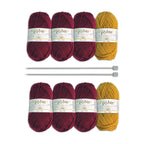 Produktbild Harry Potter - Gryffindor stickset: Handskar och strumpor