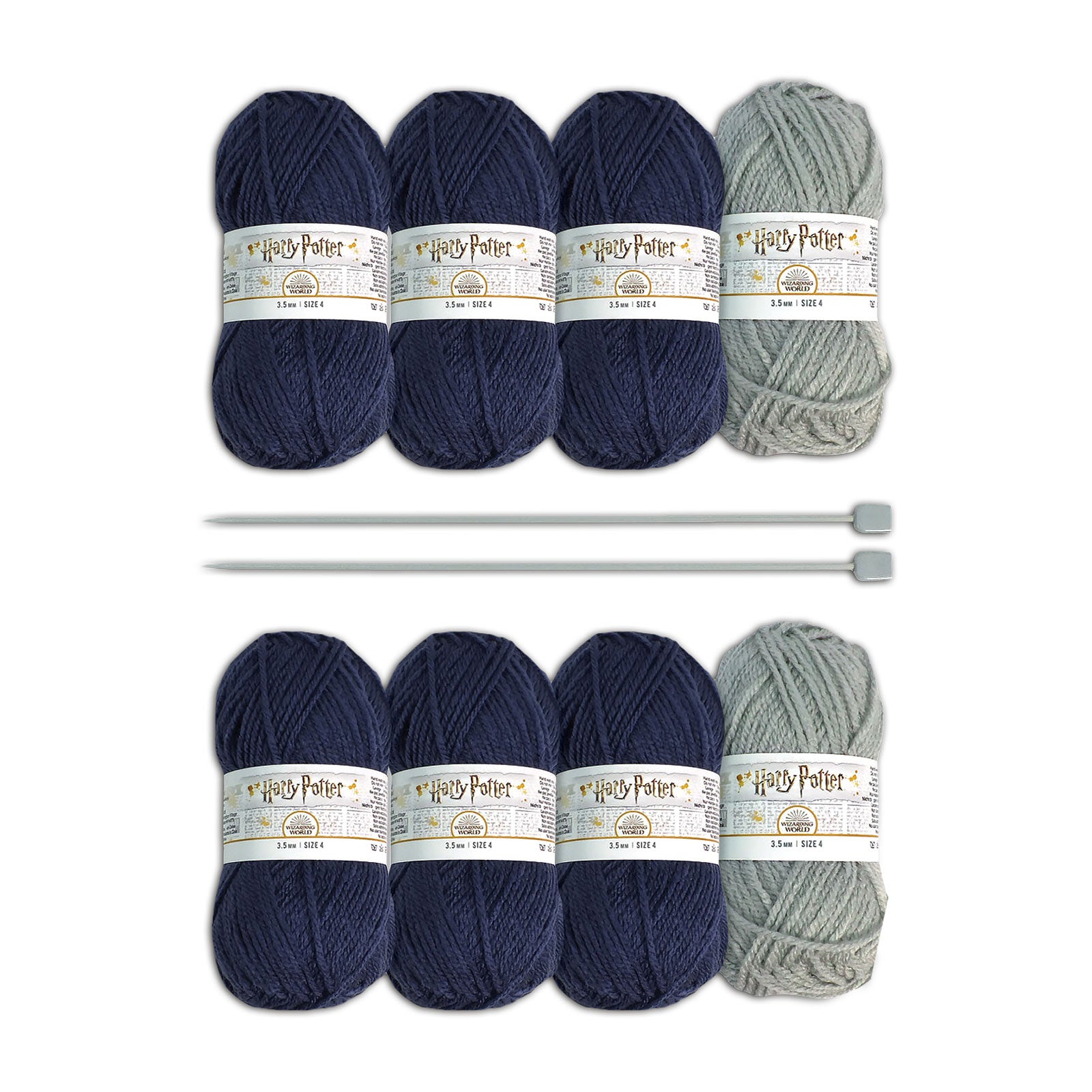 Produktbild Harry Potter - Ravenclaw stickningsset: handskar och strumpor