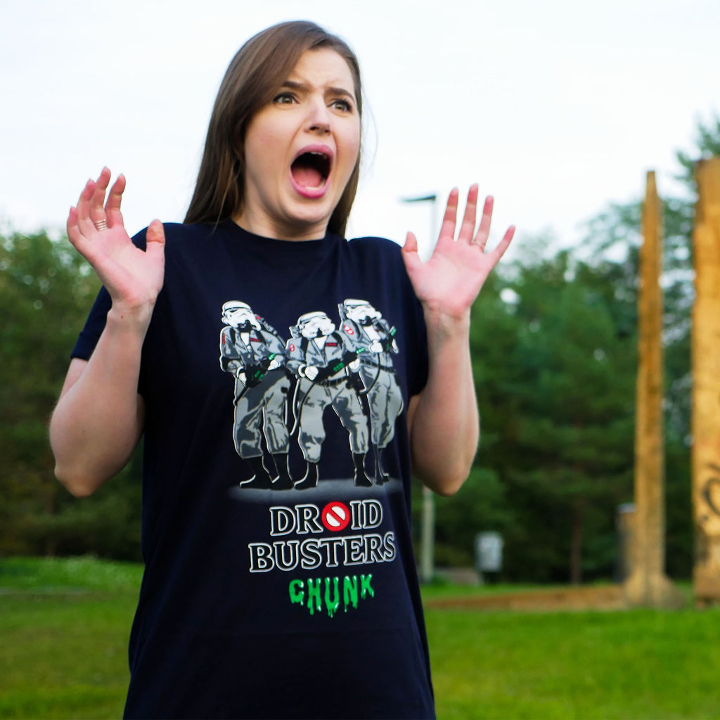 Produktbild Droidbusters T-shirt för Star Wars-fans blå