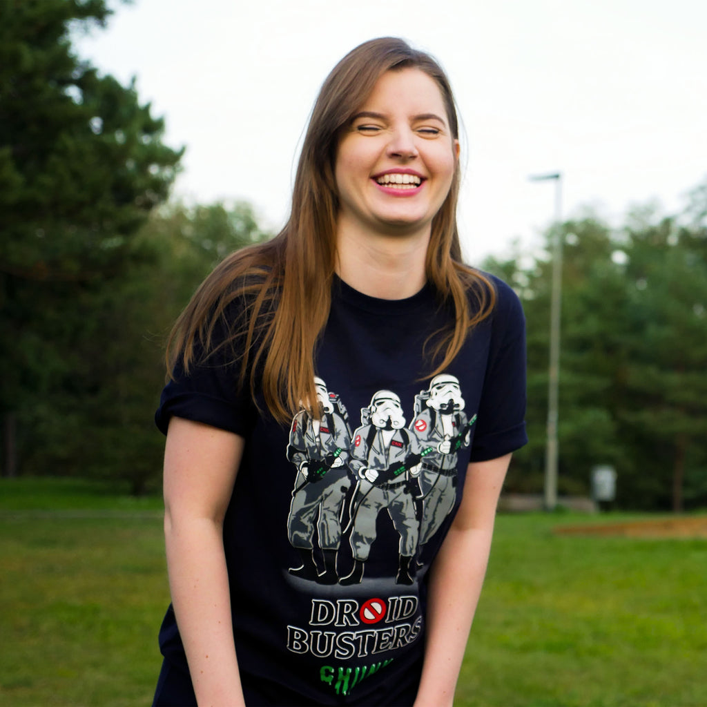 Produktbild Droidbusters T-shirt för Star Wars-fans blå