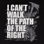 Produktbild Path of the Right T-shirt för The Last of Us-fans svart