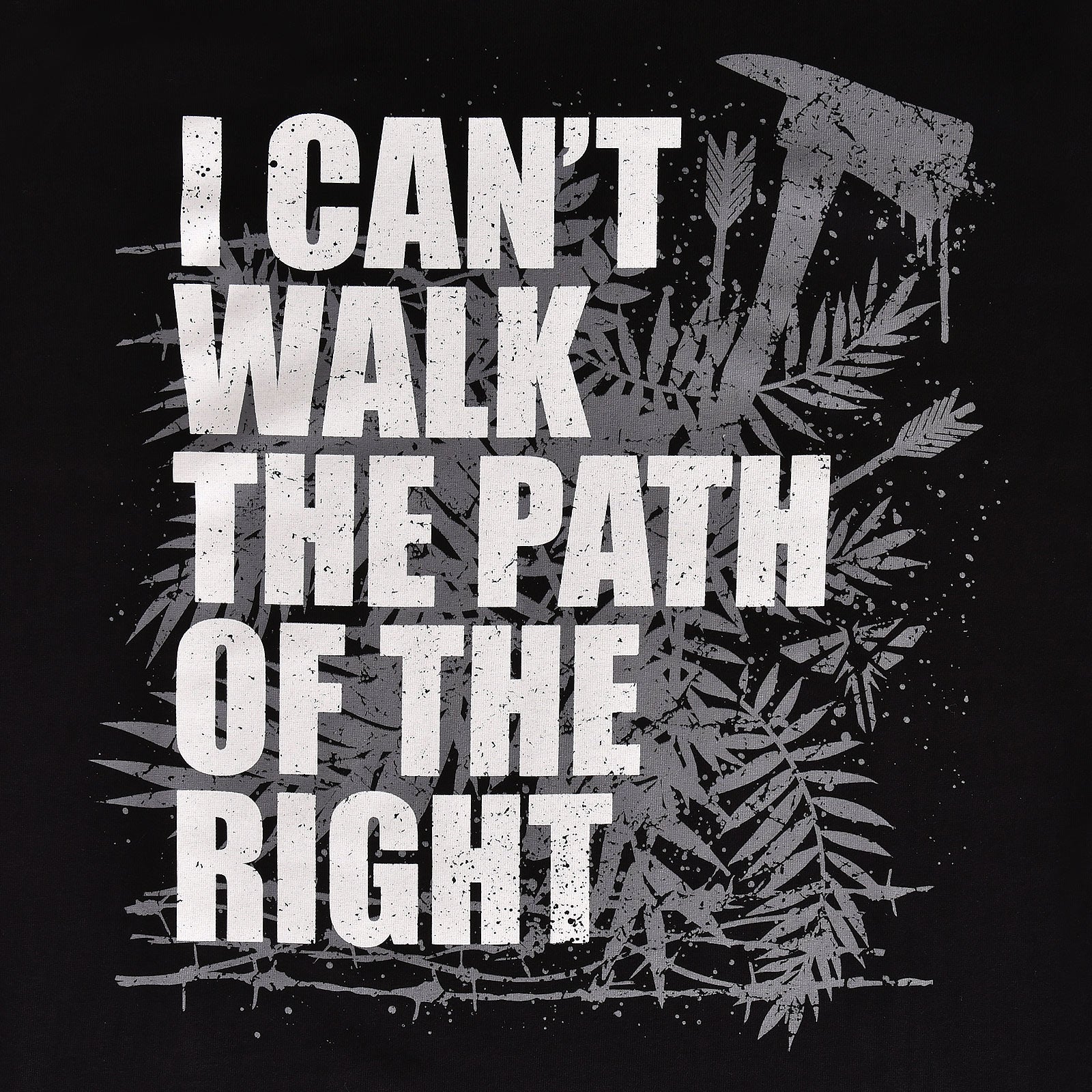 Produktbild Path of the Right T-shirt för The Last of Us-fans svart