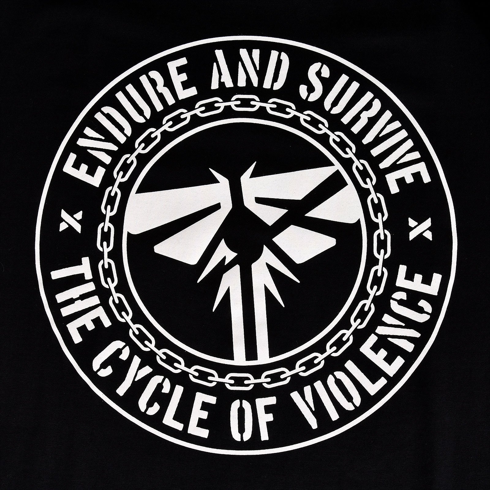 Produktbild Endure and Survive T-shirt för fans av The Last of Us svart