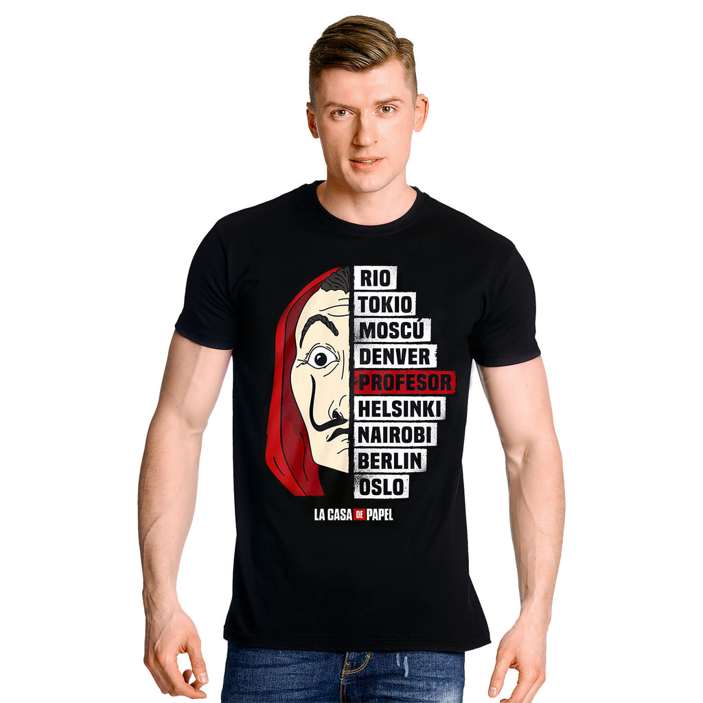 Produktbild La Casa de Papel - Gäng T-shirt svart