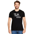 Produktbild T-shirt 'Time Travel's a Bitch' för fans av The Umbrella Academy
