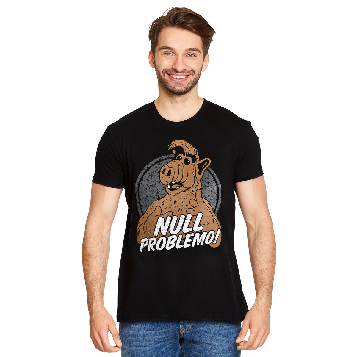 Produktbild Null Problemo! T-shirt för Alf-fans svart