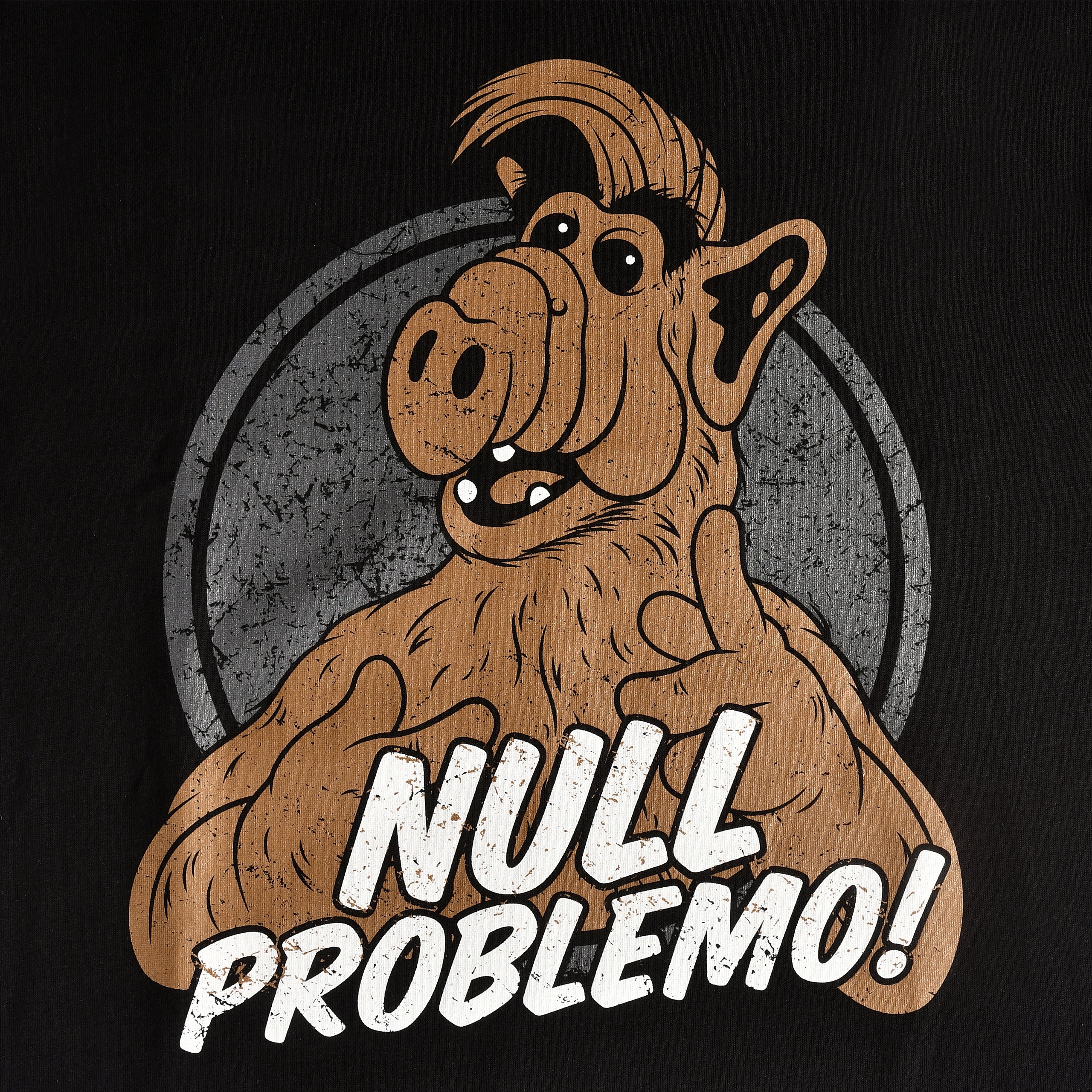 Produktbild Null Problemo! T-shirt för Alf-fans svart
