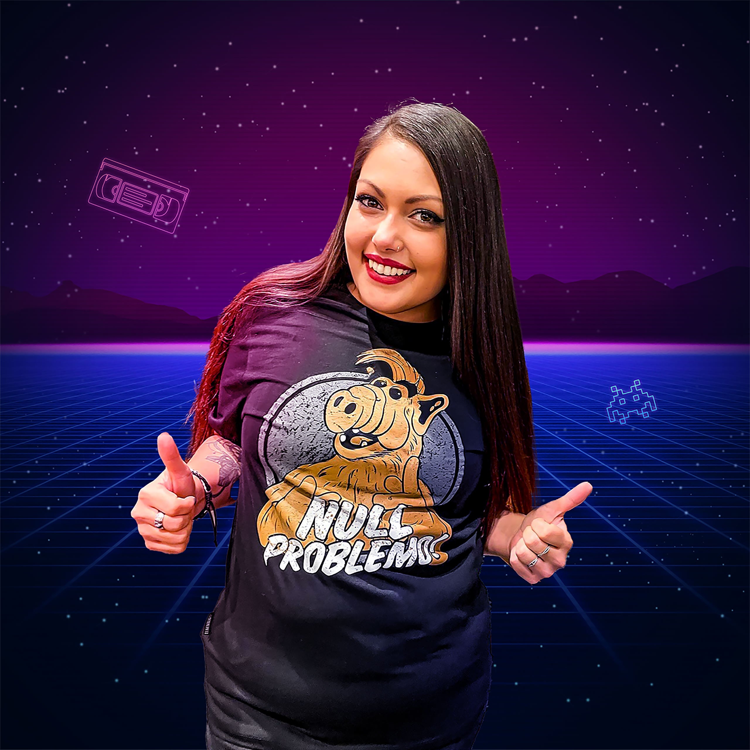 Produktbild Null Problemo! T-shirt för Alf-fans svart