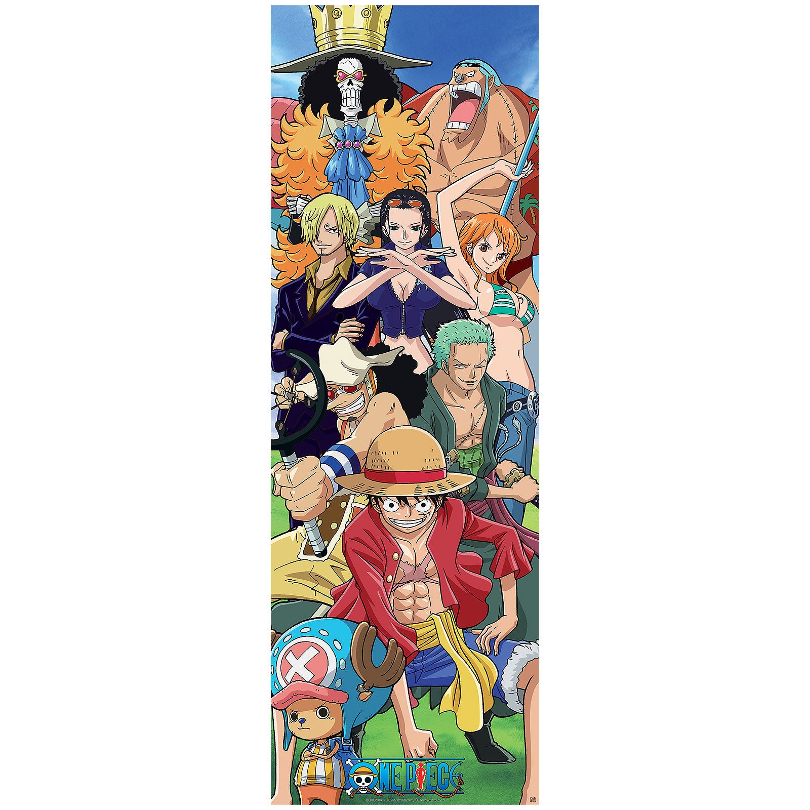 Produktbild One Piece - Dörrposter med Stråhattspiraterna