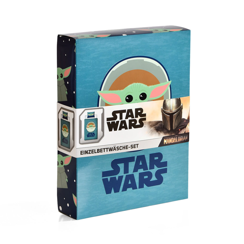 Produktbild The Child vändbart påslakanset - Star Wars The Mandalorian