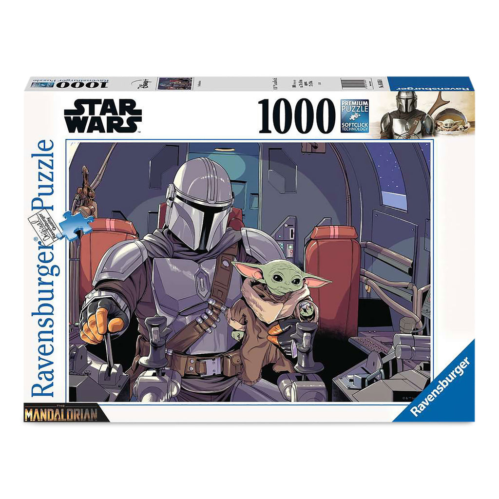 Produktbild The Mandalorian & Grogu Pussel - Star Wars